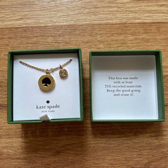 Kate Spade Spot the Spade Pendant Necklace - Picture 4 of 8